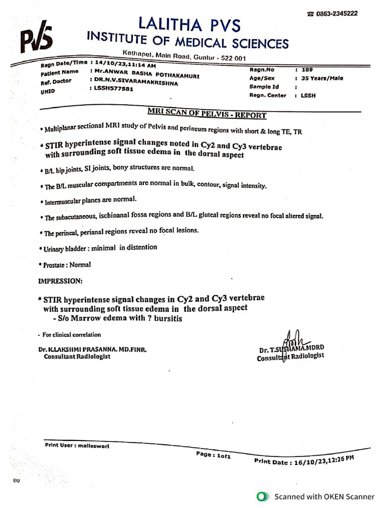 Scan Report | PDF
