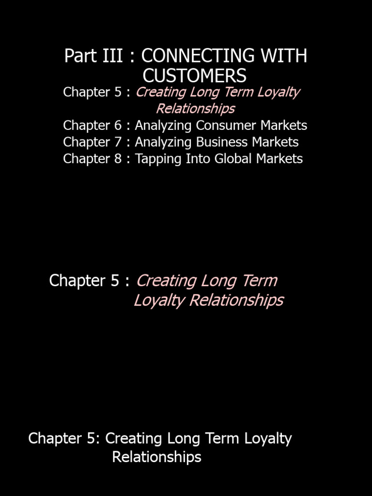 Part Iii Chapter 5 Final Pdf Marketing Employee Retention