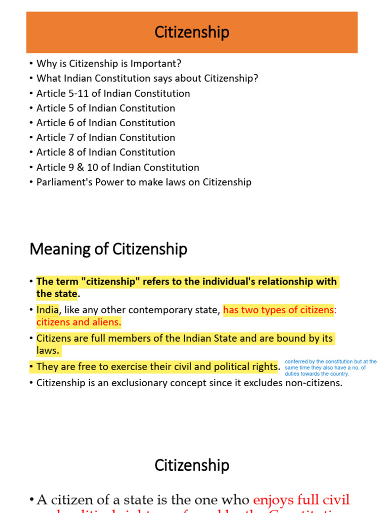 WHAT IS CITIZENSHIP CERTIFICATE IN INDIA visual data 2
