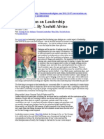 Conversation on Leadership Continues…By Xochitl Alvizo
