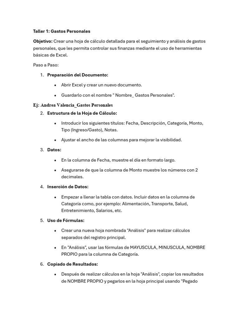 Taller 1 | PDF | Crecimiento personal y profesional | Negocios