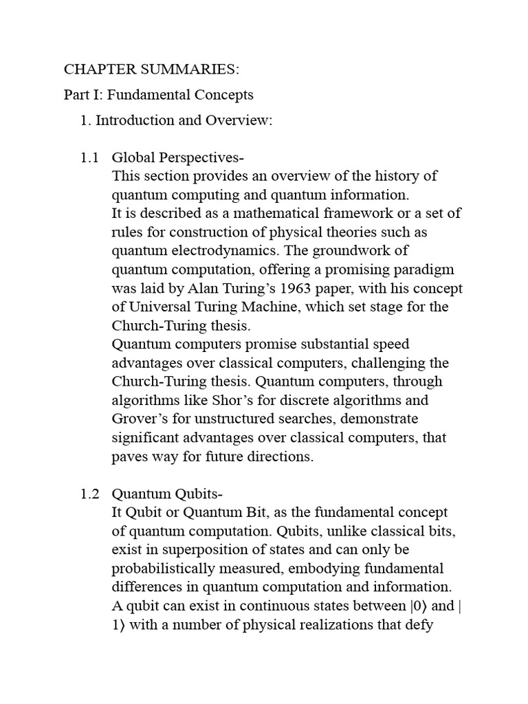 Quantum Computing Fundamentals Explained | PDF | Quantum Computing ...