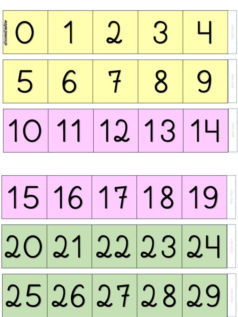 Numeros 0 A 100 PDF — free download