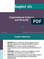 Cm Ch Six on Org Cultures and Diversity Spring 2011