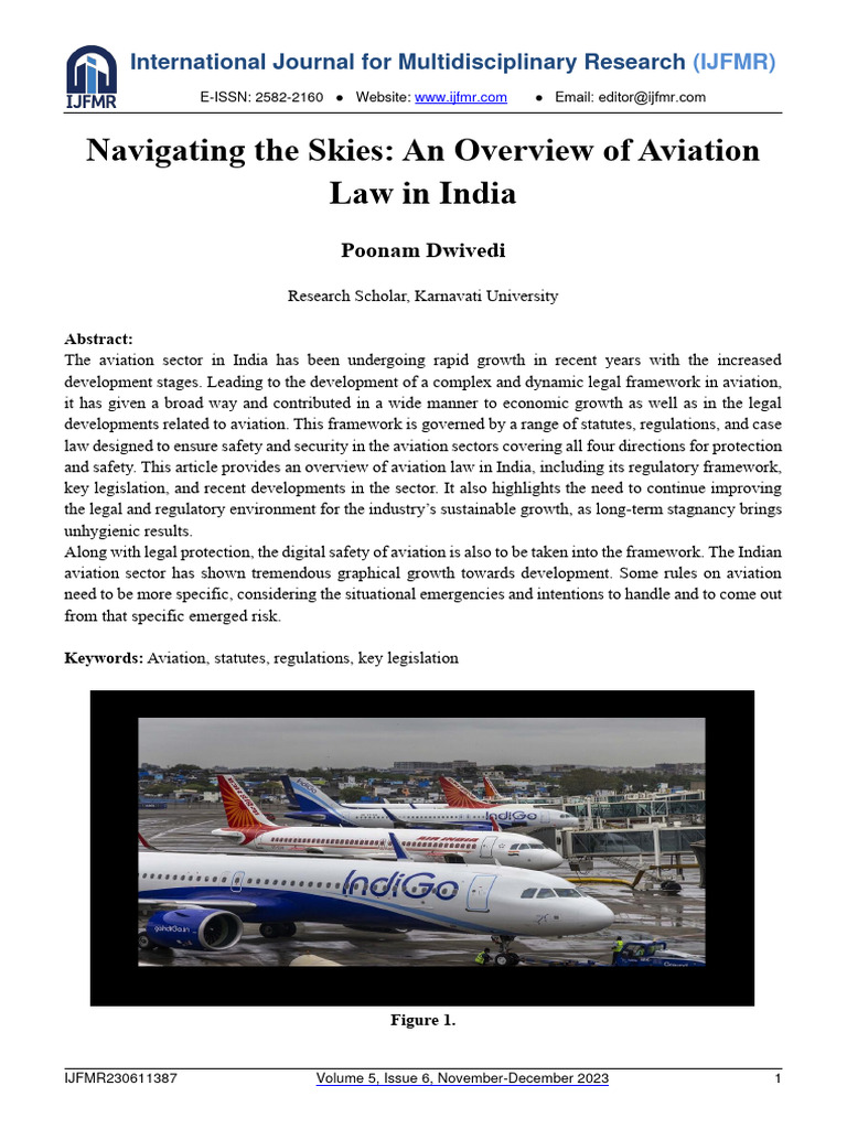 Overview of Aviation Law in India | PDF | Airlines | Airport