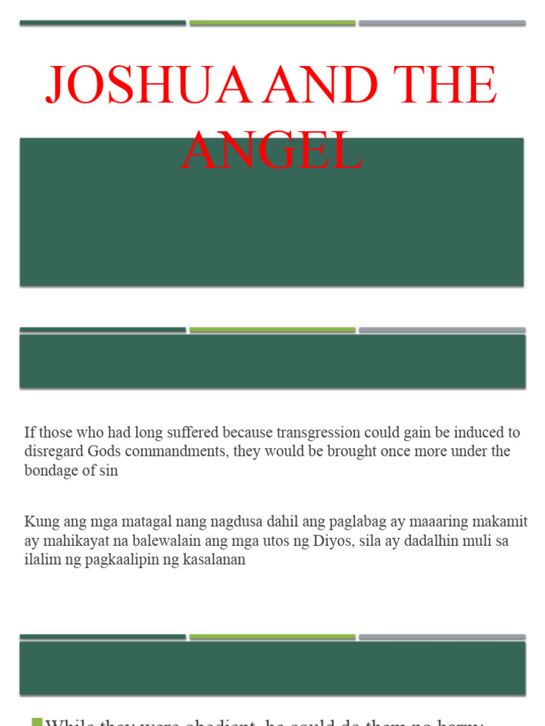 Joshua and The Angel | PDF