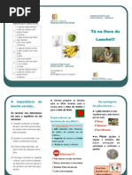 FOLHETO - Lanche Escolar