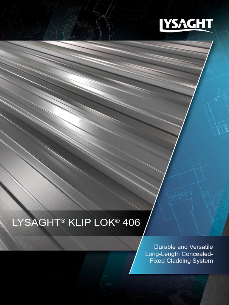 Lysgaht Klip Lok 406 2022 | PDF | Roof | Building Insulation