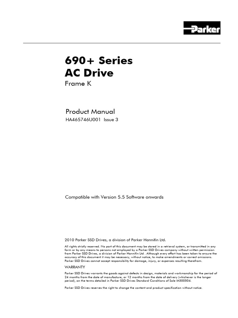 690+ Ac Drive Manual 2 | PDF | Safety | Solid State Drive