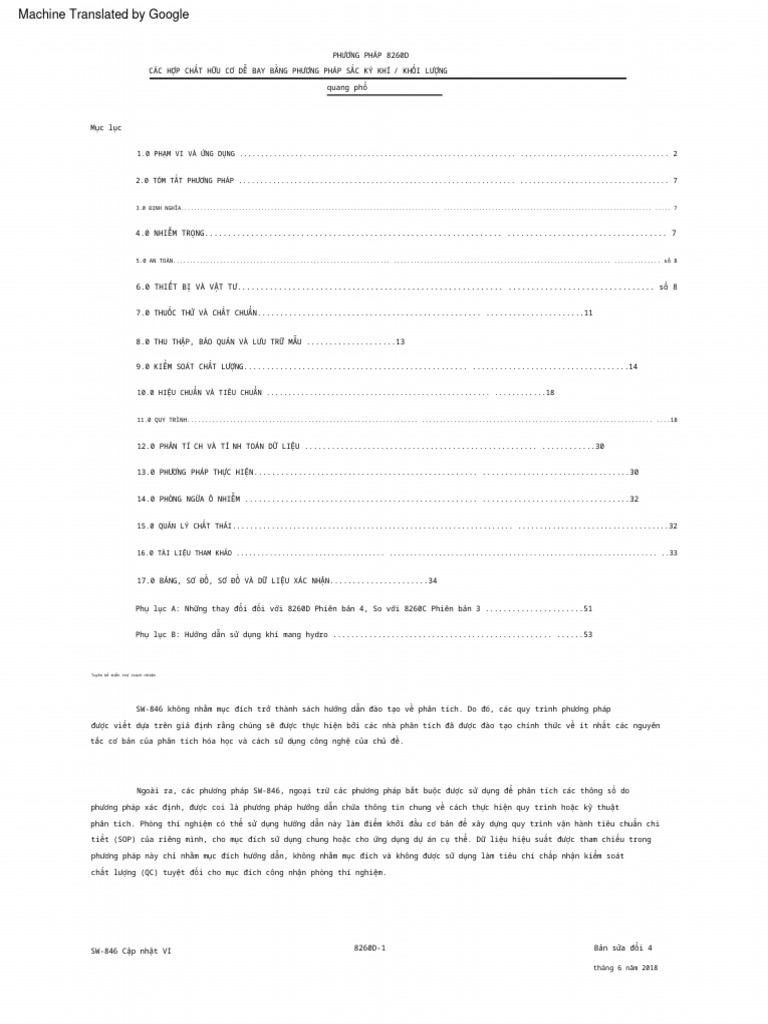 Method 8260d Update Vi Final 06-11-2018 | PDF