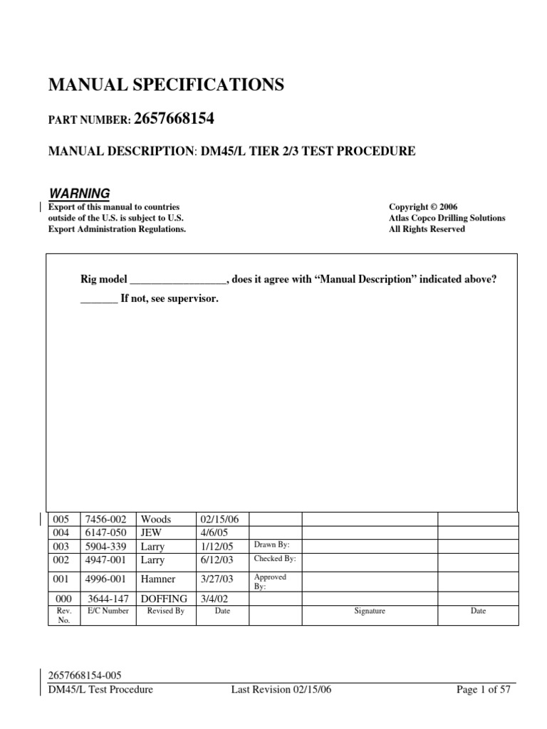 Test Manual 2657668154 - 005 | PDF | Pump | Calibration