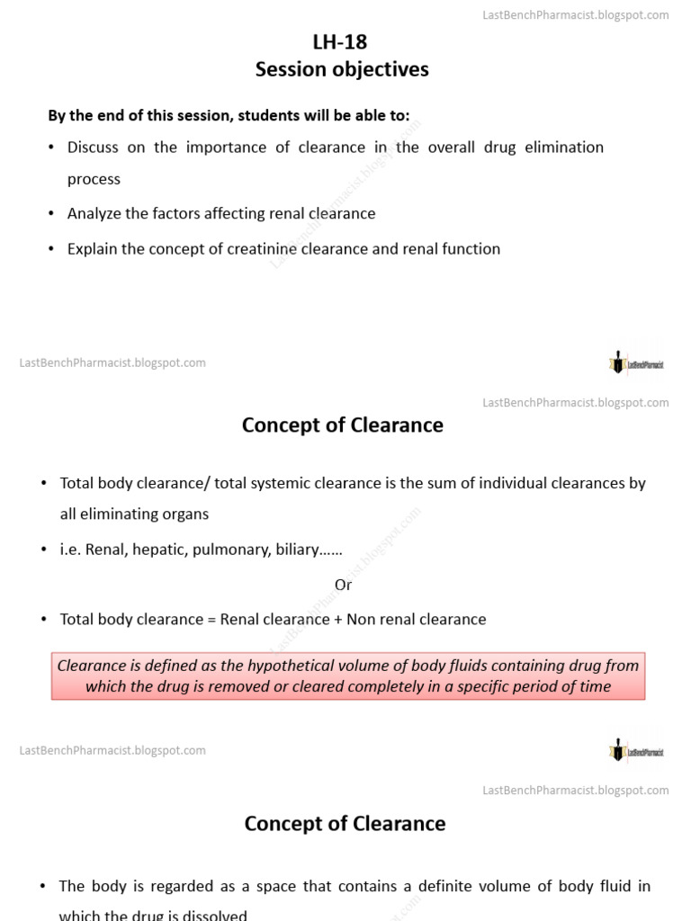 Elimination 3 Pdf Creatinine Kidney