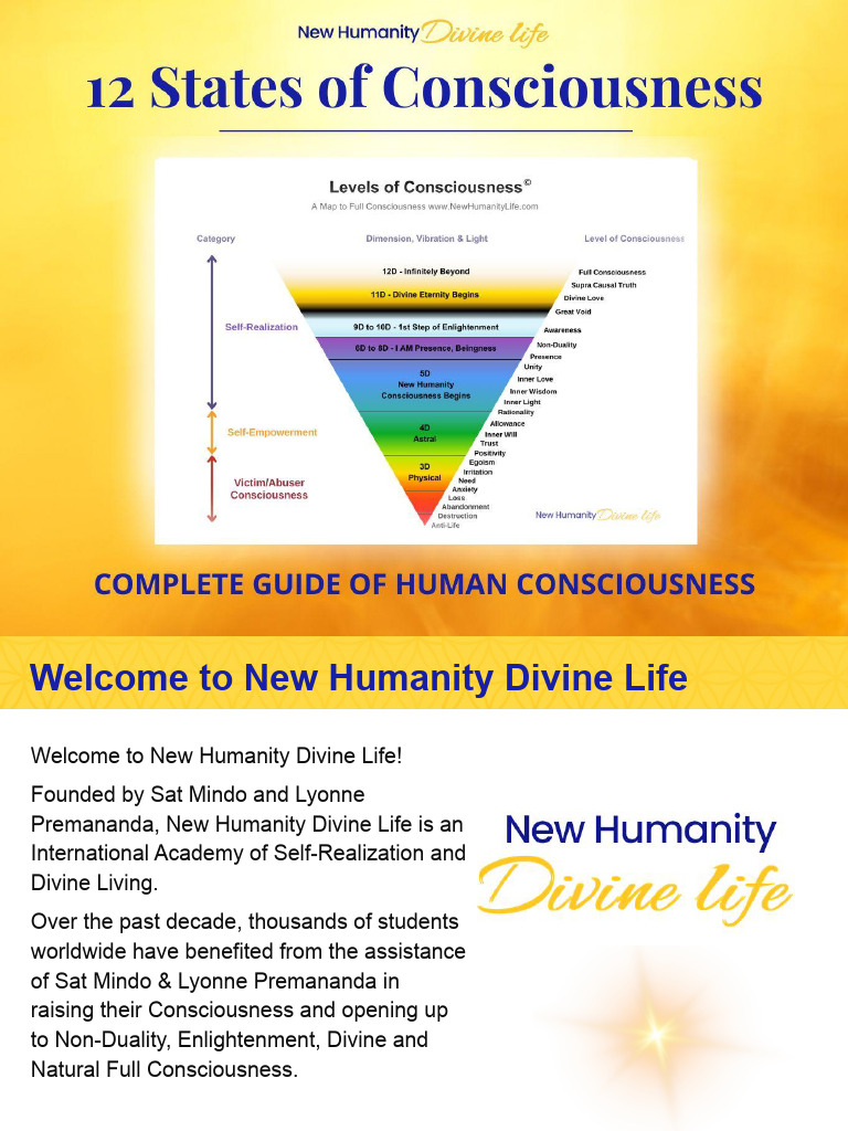 Levels of Consciousness Explained | PDF | Love | Consciousness