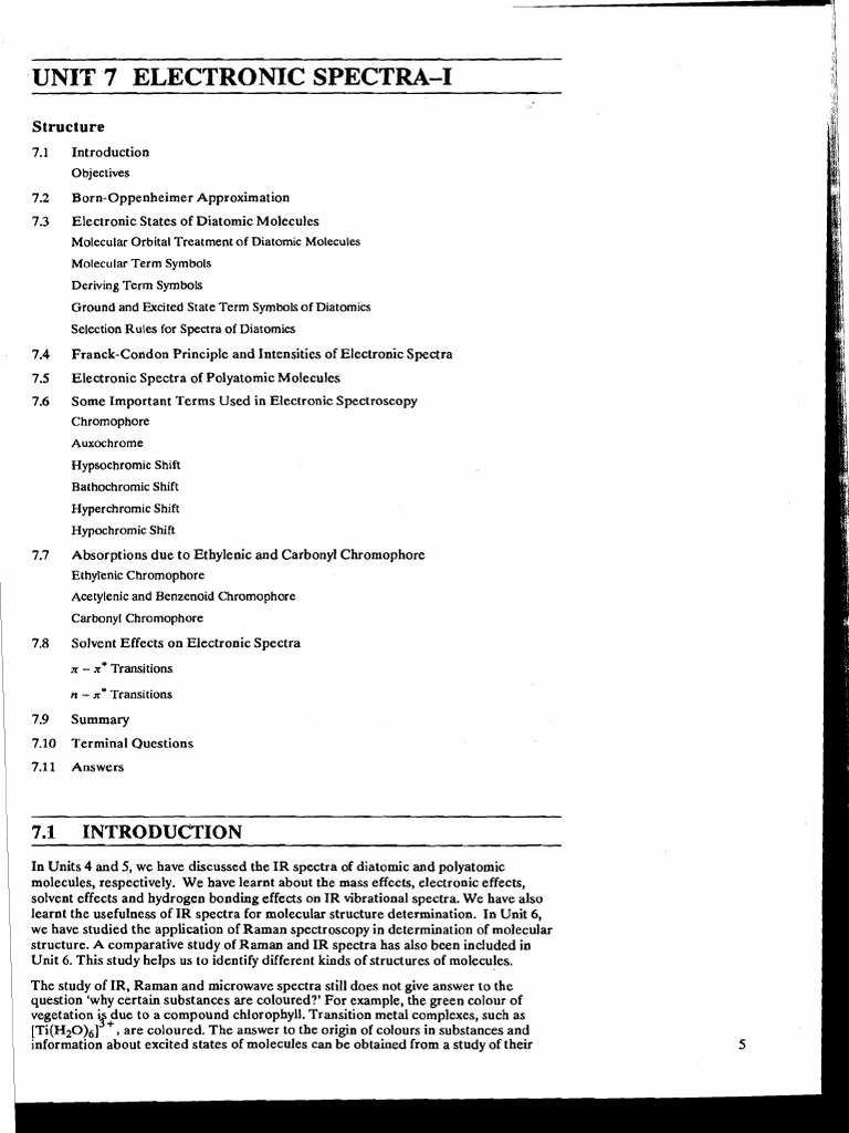 Electronic Spectra 233 | PDF | Molecular Orbital | Absorbance