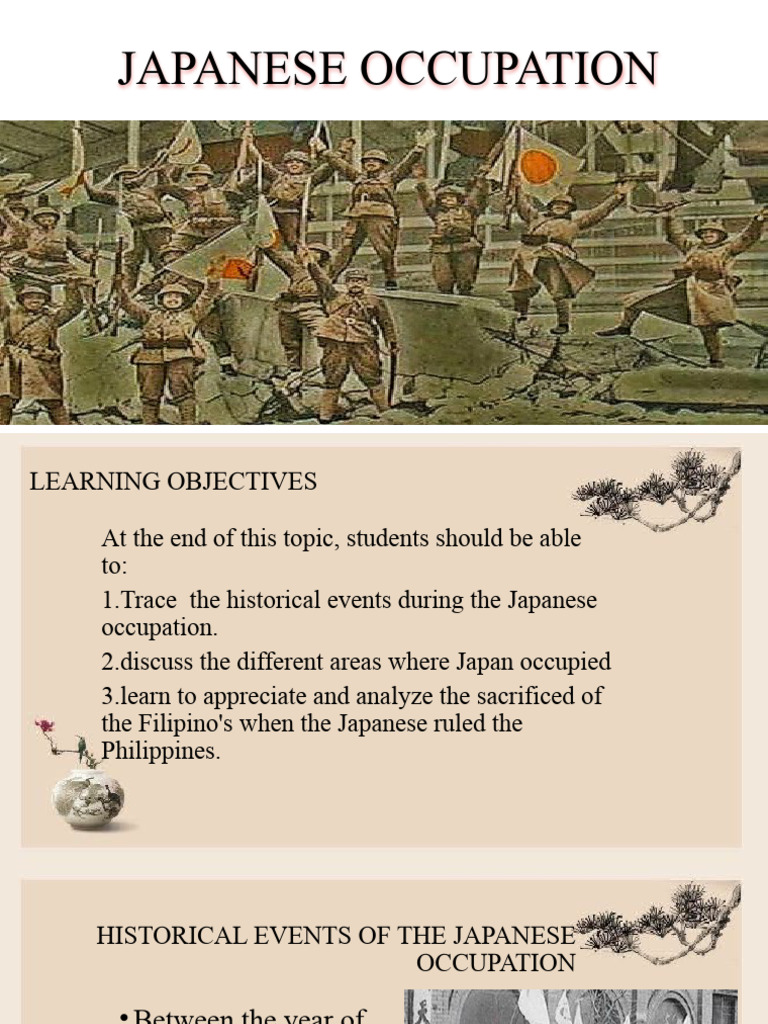Japanese Occupation Group 5 | PDF | Empire Of Japan | Attack On Pearl ...