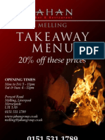 Indian Takeaway Menu Melling