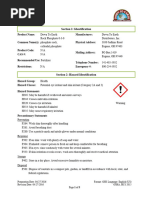PAC Powder Safety Data Sheet | PDF | Water | Sodium Carbonate