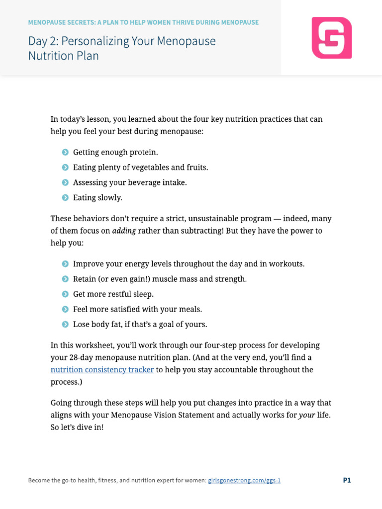 Day2 Nutrition Plan | PDF