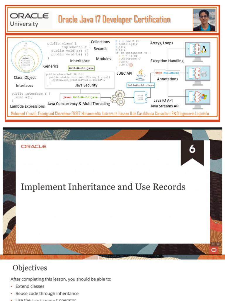 Part 3-Support Java 17 Certif - Inheritance and Records | PDF ...