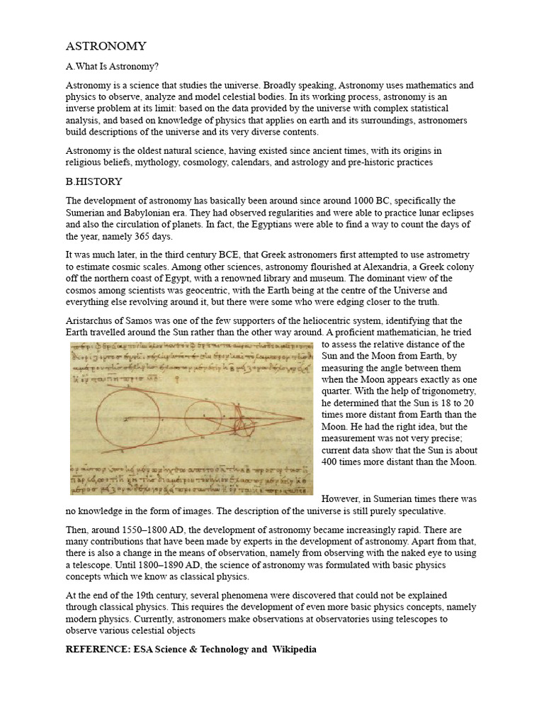 Astronomy Pdf Astronomy Universe