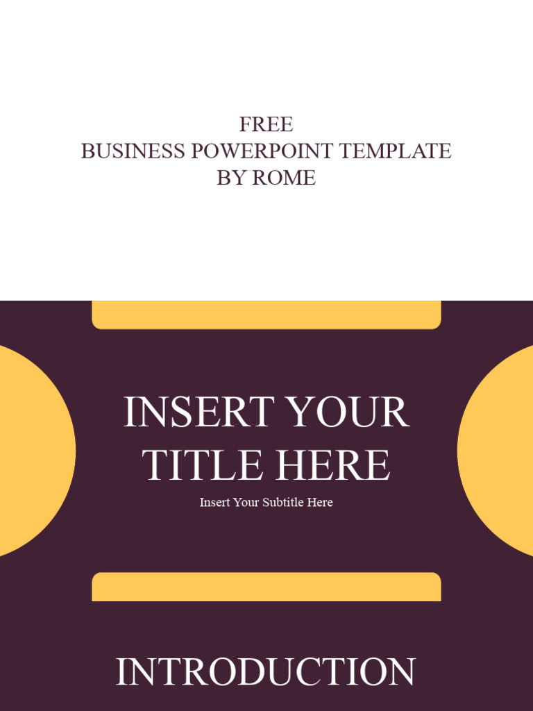 Business Template by Rome | PDF