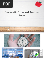 Types of Errors in Physics | PDF