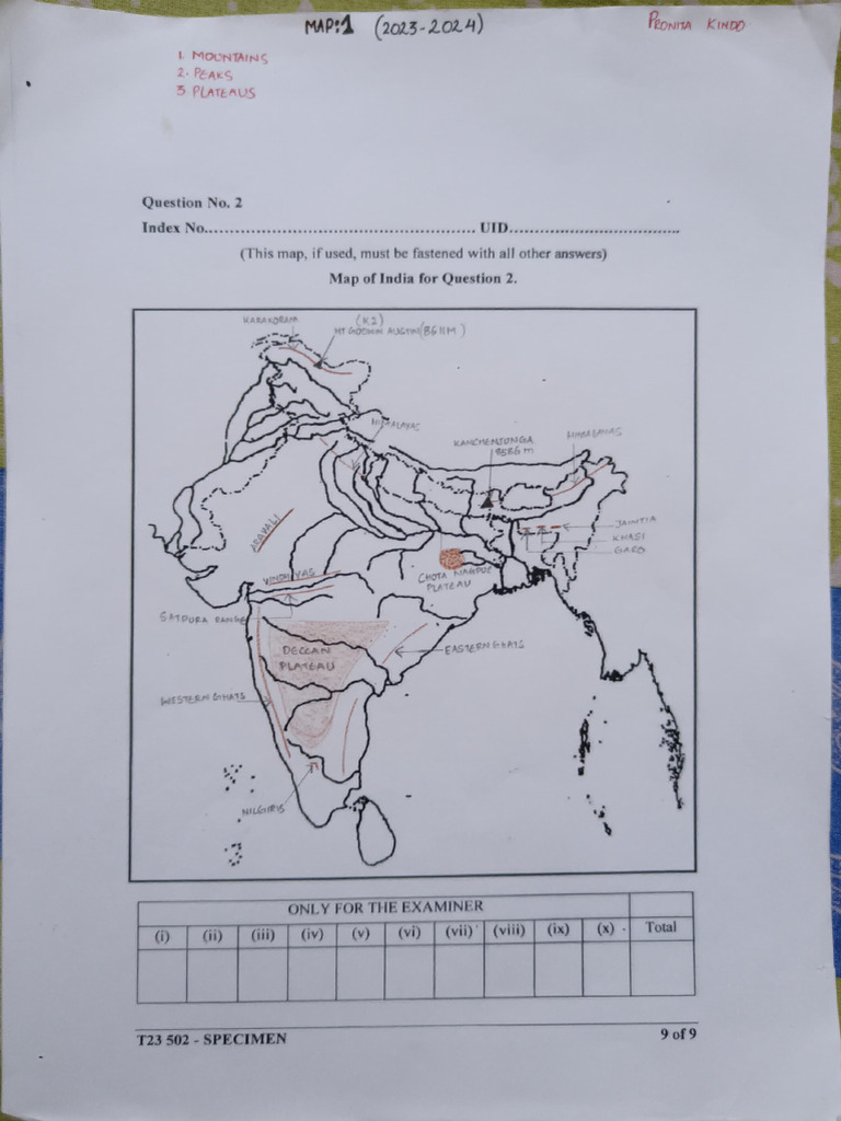 Map India Pdf