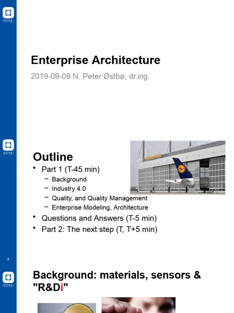 2019-09-09 Enterprise Architecture and Modeling - NPO | PDF ...