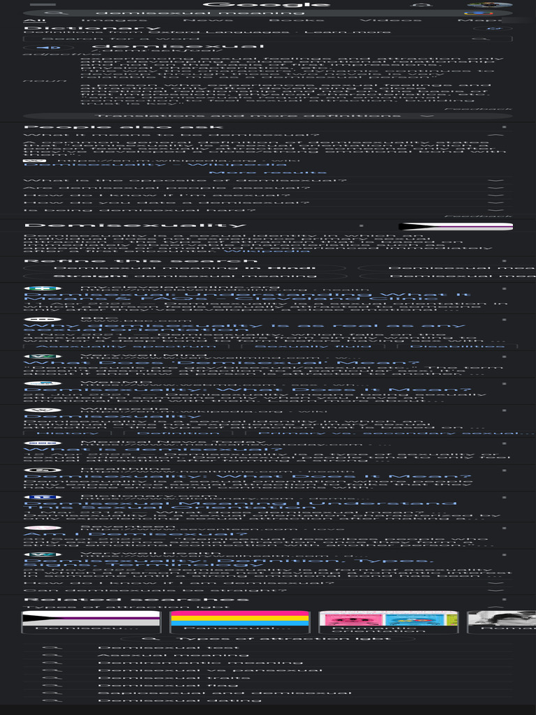 Demisexual Meaning - Google Search | PDF | LGBTQIA+ Studies | Lgbt