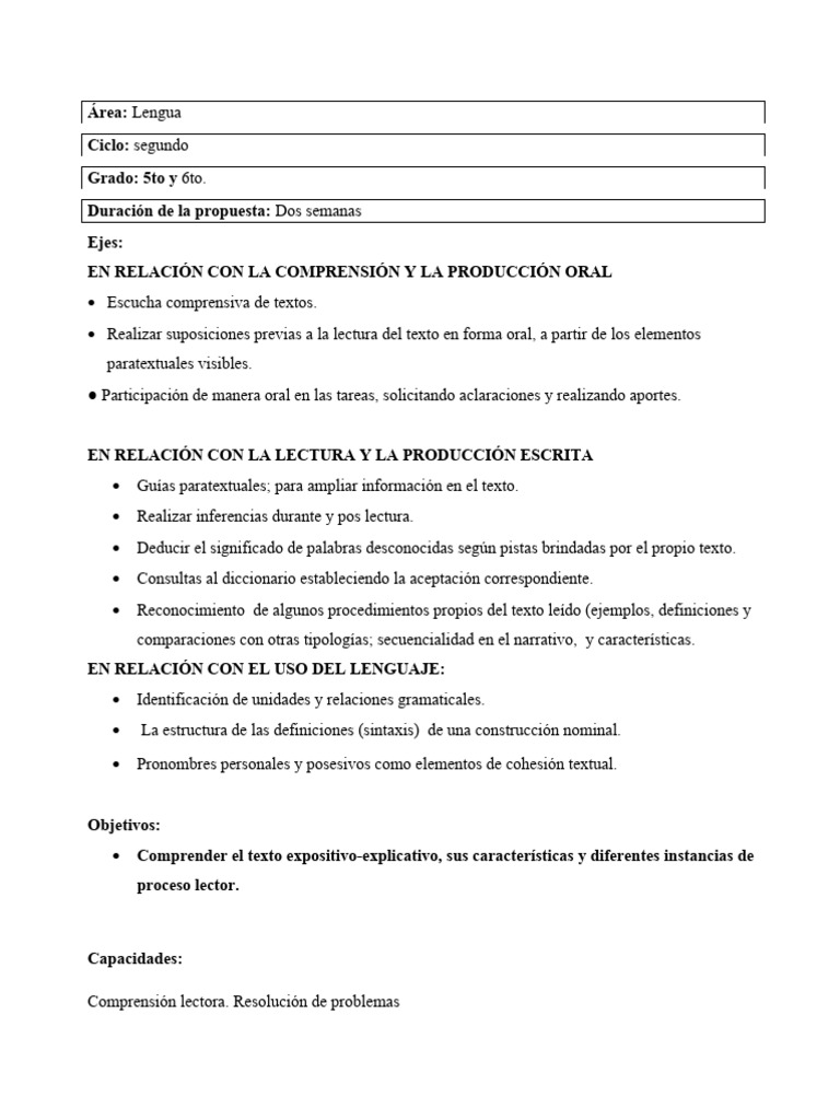 Estrategias de Comprensión Lectora en Lengua | PDF | Azúcar | Dieta y ...