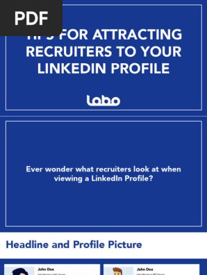 Tips For Attracting Recruiters To Your LinkedIn Profile (1)