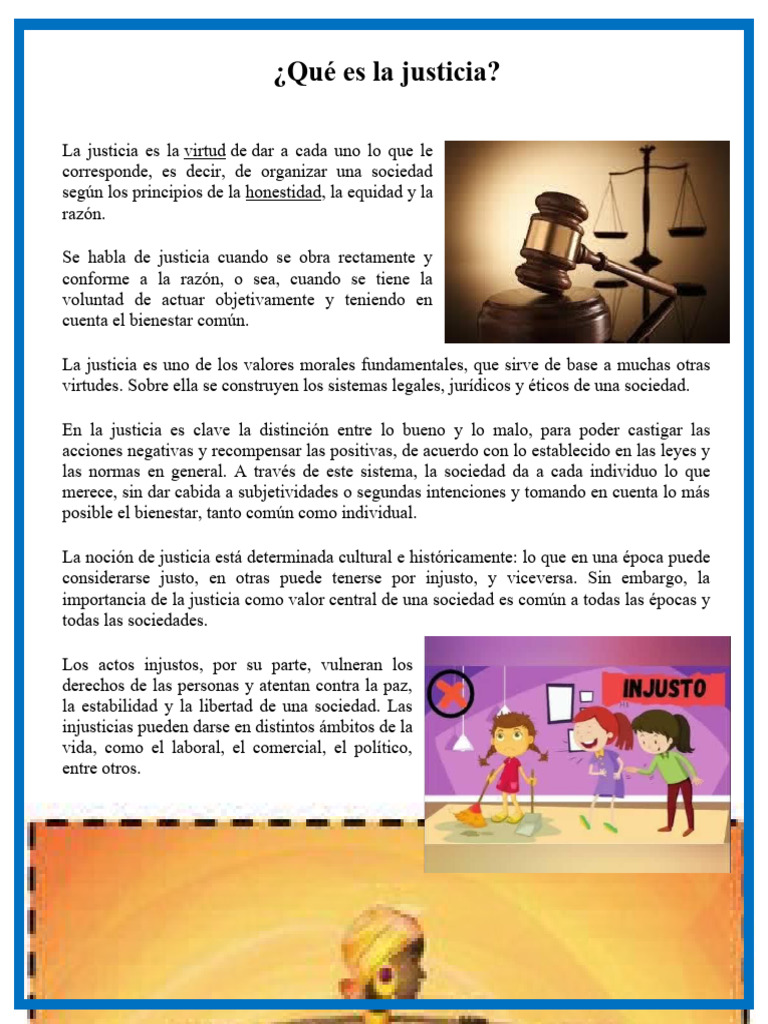 Qué Es La Justicia | PDF