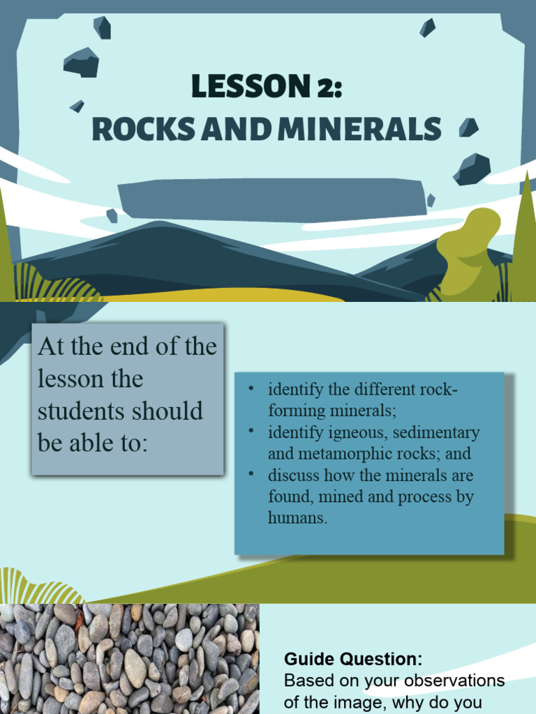 Rocks and Minerals: Types and Uses | PDF | Rock (Geology) | Minerals
