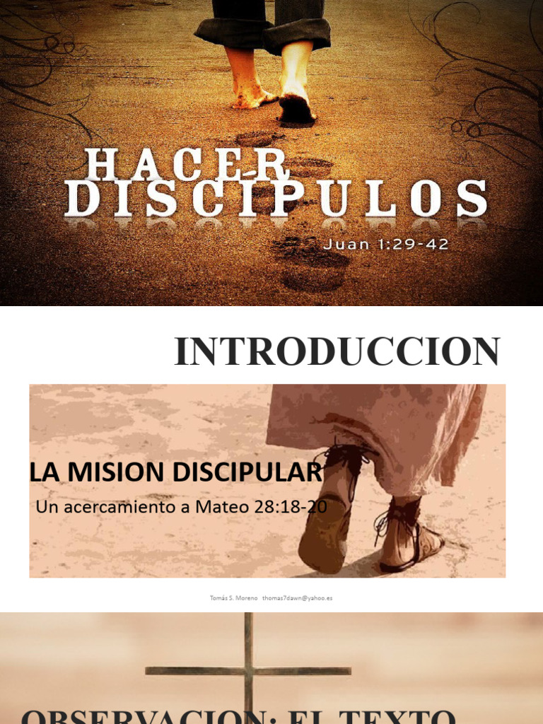 La Mision Discipular | PDF | Cristo (título) | Teología