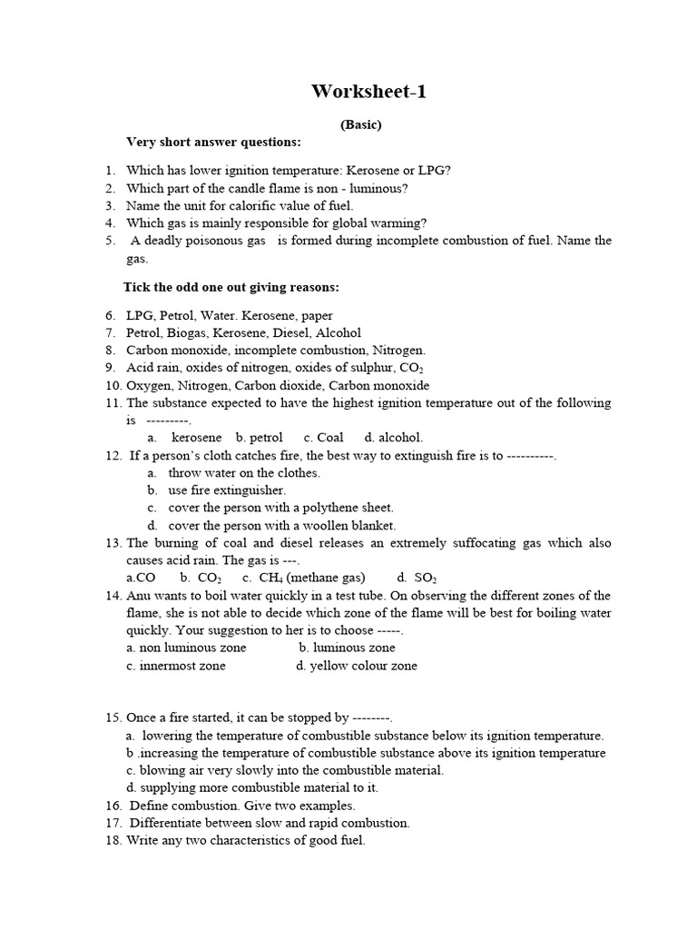Combustion Basic Pdf Combustion Fires