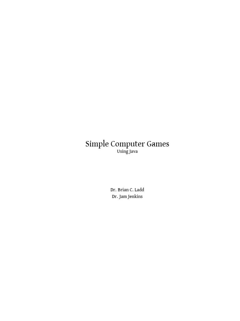 Simple Computer Tables