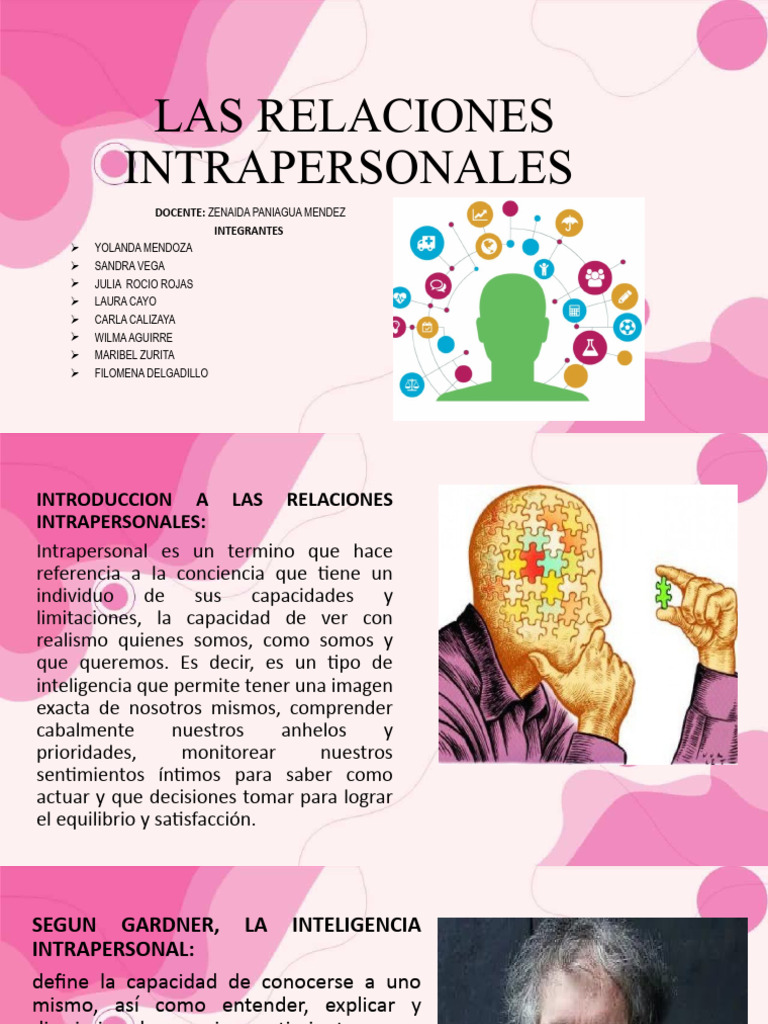Diapositiva de Relaciones | PDF | Las emociones | Inteligencia emocional