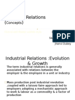 Industrial Relations : Concepts