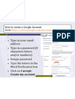 How To Create A Google Account