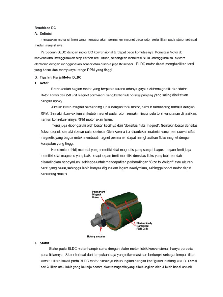 Pengertian Motor Brushless DC | PDF