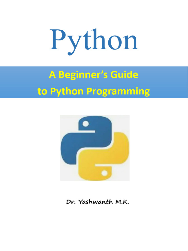 Python Front Sheet | PDF
