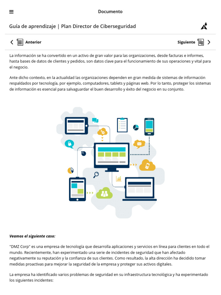 Plan Director de Ciberseguridad para DMZ Corp | PDF | La seguridad ...