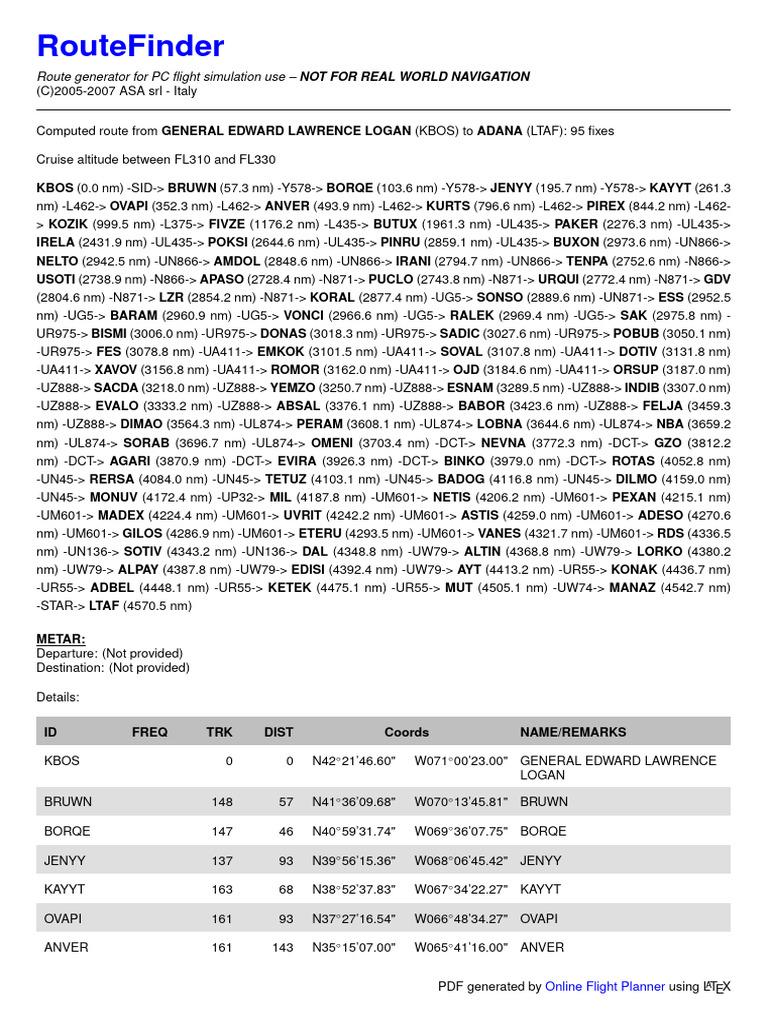 Kbos Ltaf | PDF | Aviation | Aircraft