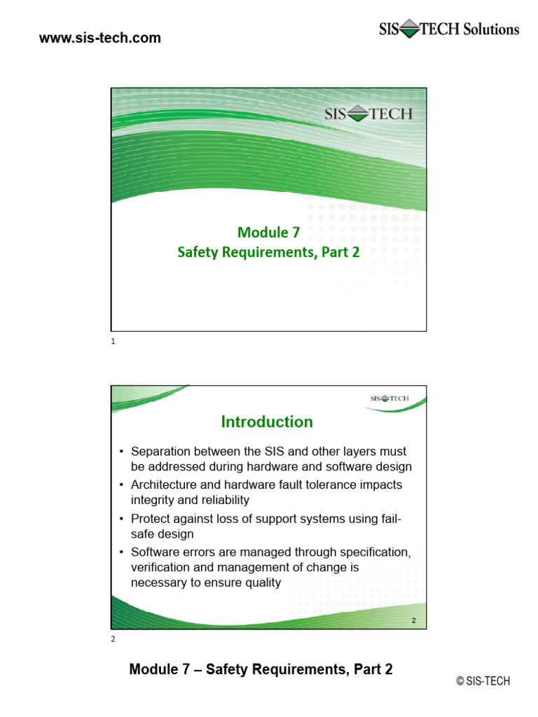 Module 7 - Safety Requirements Part 2 | PDF | Computer Security | Security