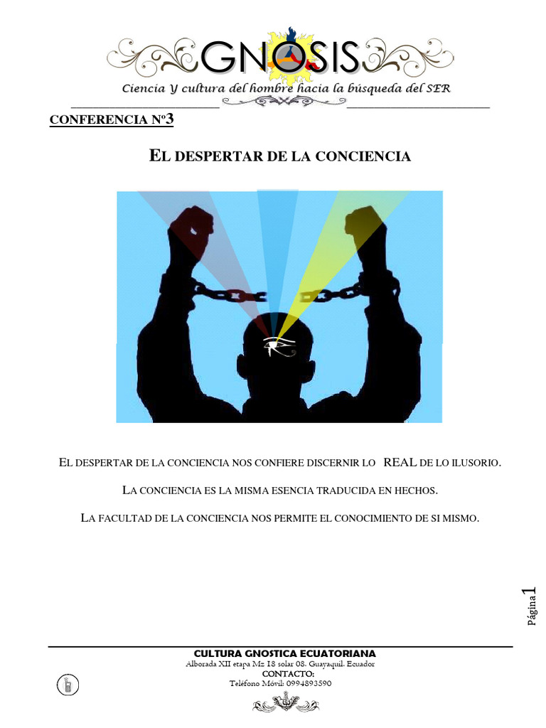 3 - El Despertar de La Conciencia | PDF | Conocimiento | Mente
