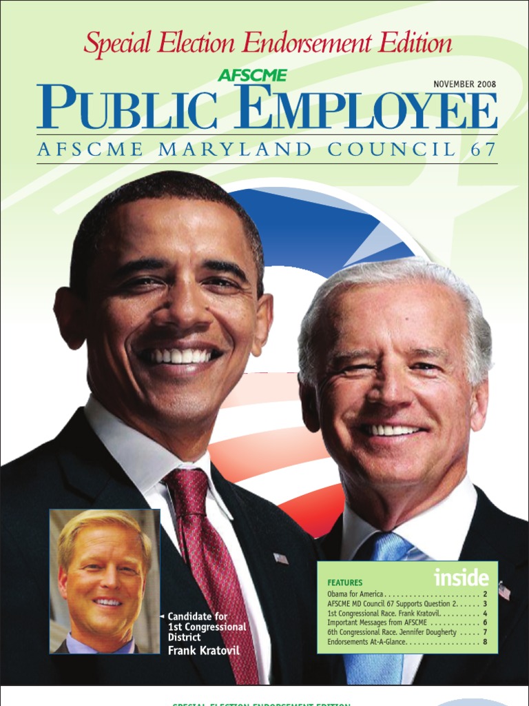 Special Election Endorsement Edition - AFSCME 67 Newsletter | PDF ...
