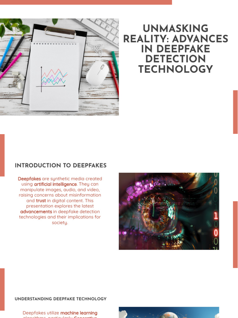Slidesgo Unmasking Reality Advances in Deepfake Detection Technology ...