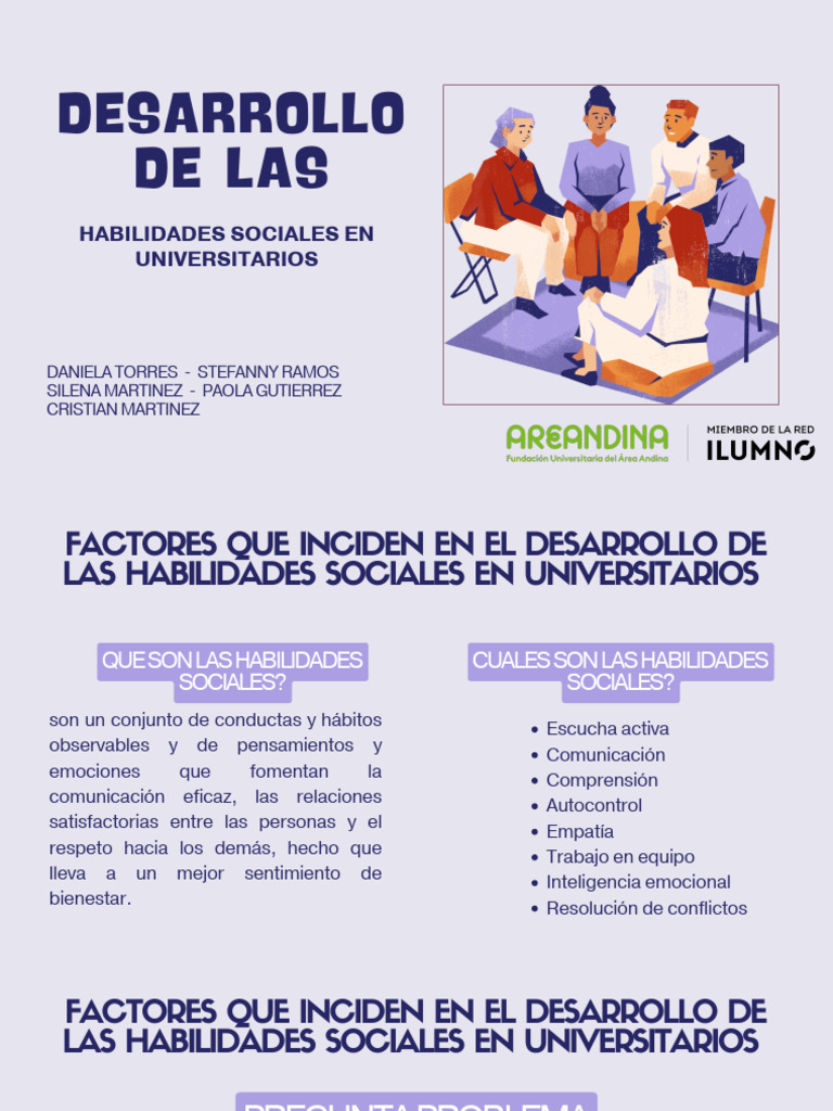 Desarrollo de Las | PDF | Habilidades sociales | Las emociones