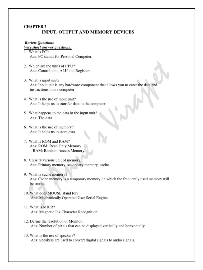 input-output-and-memory-devices-very-short-answer-questions-pdf