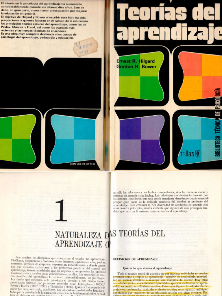 Hilgard, E. Bower, G. (1973) - Naturaleza de Las Teorías Del ...